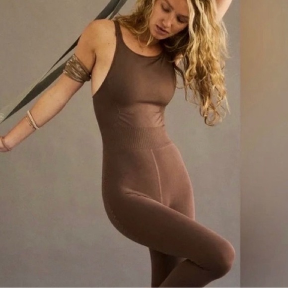 Free People Movement Good Karma Hi Neck Onsie - Picture 2 of 16